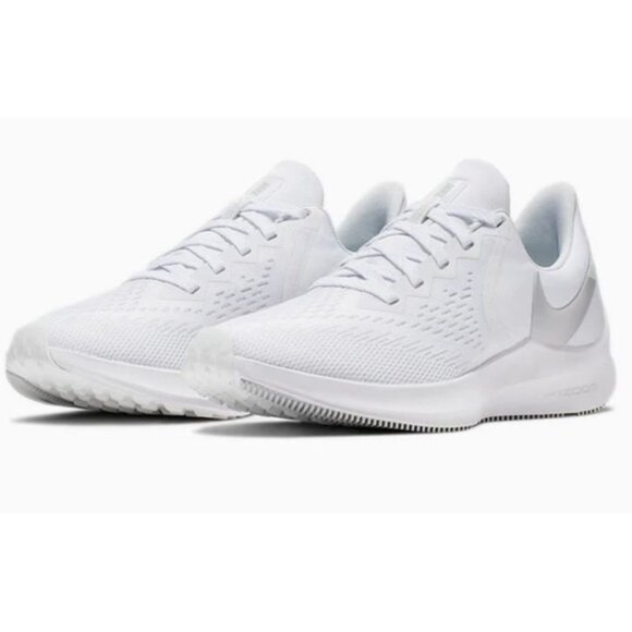 Nike Shoes - Nike Air Zoom Winflo 6 Womens Running Shoes White Size 9.5